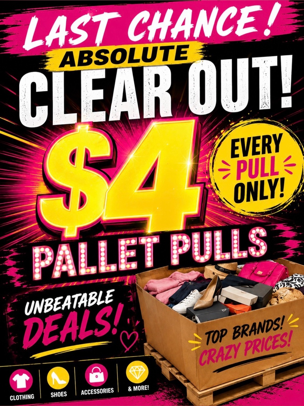 LAST CHANCE $4